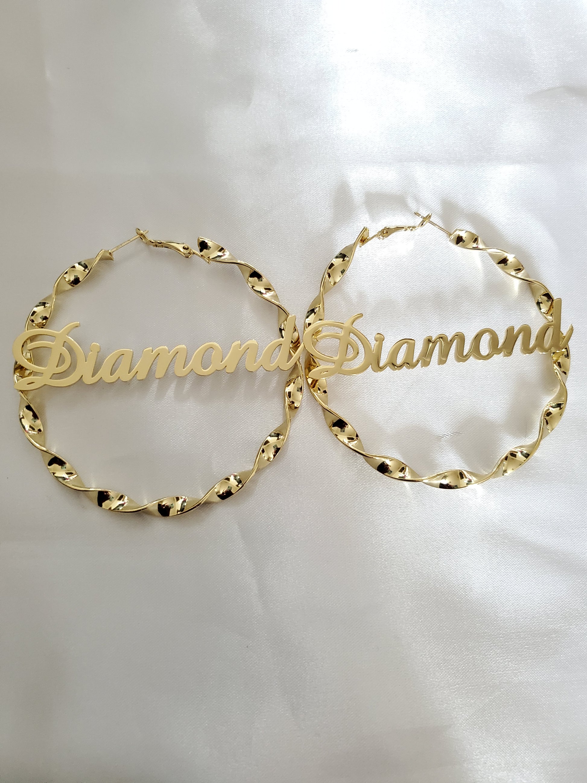 Get It Girl Custom Earrings - Dripping N Diamonds  | Earrings,